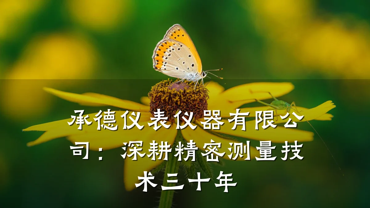 承德仪表仪器有限公司:深耕精密测量技术三十年